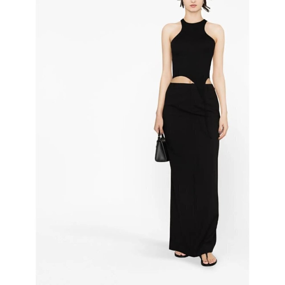 Christopher Esber Tailored Column Skirt in Black 8 Womens Long Pencil Straight - Picture 16 of 16